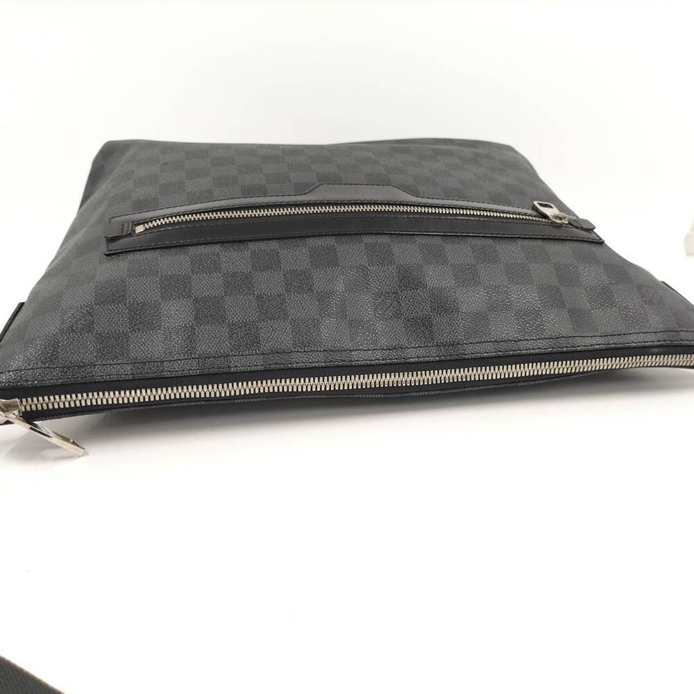 Louis Vuitton Graphite Bag Mick Damier Black Shoulder Black - Picture 8 of 10